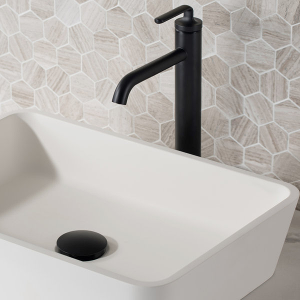 Kraus Ramus Vessel Sink Bathroom Faucet with Drain Assembly & Reviews